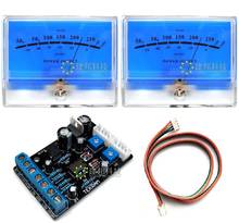 2pcs VU Meter Classic Lake Blue + 1pcs Driver Board Figure Head Table DB Table Audio Power Amplifier With Backlight 2024 - buy cheap