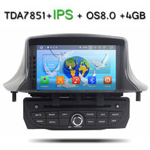 HD TDA7851 Android 8.0 4GB RAM Car DVD Player GPS Glonass RDS Radio wifi car radio 4.0 For Renault Megane III Fluence 2009-2016 2024 - buy cheap