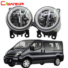 Cawanerl-bombilla LED de estilo de coche, luz antiniebla H11, con ojo de DRL, luz diurna de 12V, para Renault Kangoo Grand Kangoo 2007-2015 2024 - compra barato