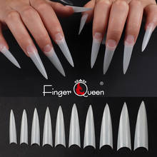 Extra Long Pointty Stiletto Nails Extension System Full Cover Sculpted Clear Stiletto Coffin Manicure Acrylic False Nail Tips 2024 - buy cheap