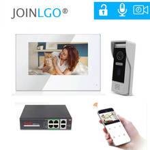 Poe 720p ahd casa inteligente 7 polegada ip wi fi vídeo porteiro sistema de telefone da porta câmera ir campainha tuya app desbloqueio remoto monitor 2024 - compre barato