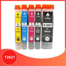 Cartucho de tinta Compatible con Epson, T2621, E2621, T2631, 26XL, XP510, XP520, XP600, XP605, XP615, XP620, XP625, XP710, XP720, XP800, XP810 2024 - compra barato