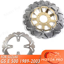 Kit de disco rotor de freio dianteiro e traseiro para suzuki gs e 500, 1989, 1990 e 2003, 1990, 1991, 1992, 1993 e 1994 2024 - compre barato