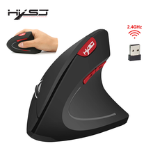 HXSJ T24 2.4G Wireless Mouse Vertical Ergonomic Mouse with USB Receiver 2400dpi Ergonomic Vertical healthy mouse for PC Macbook 2024 - buy cheap