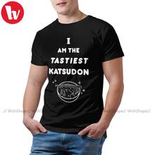 Yuri On Ice T Shirt I Am The Tastiest Katsudon T-Shirt Men Short Sleeves Tee Shirt Classic Awesome Tshirt 2024 - buy cheap