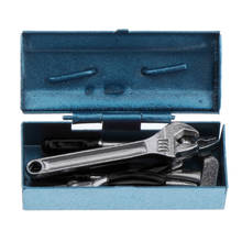 Juego de herramientas de mano para reparación de casa de muñecas, caja de herramientas para garaje de jardín, 1:12 2024 - compra barato