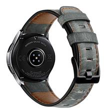 Correa de cuero para Samsung Galaxy Watch, Banda Clásica de 22mm para huawei watch gt 2, 46mm gear S3 Frontier 2024 - compra barato