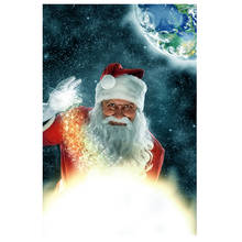 Полный квадрат 5D DIY Алмазная картина Санта Вышивка крестом круглая Алмазная Вышивка Узор Рождественский подарок 2024 - купить недорого