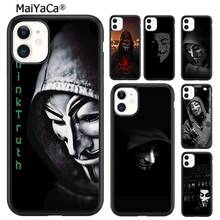 MaiYaCa Hacker Anonymous Phone Case Cover For iPhone 5 SE 6 6s 7 8 plus X XR XS 11 12 13 pro max Samsung Galaxy S8 S9 S10 shell 2024 - buy cheap