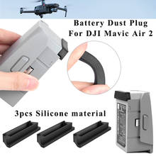 Silicone Dustproof Cover Battery Charging Port Anti-oxidation Cap Terminal Cover Protector for DJI Mavic Air 2 Drone Accessories 2024 - buy cheap