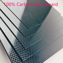 Panel de placa de fibra de carbono Real, 3K, 230mm X 170mm, 0,5/1/1, 5/2/3mm de espesor, alta dureza, RC 2024 - compra barato