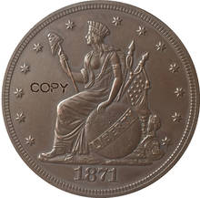 1871 ouro us $1 dólar moedas cópia 2024 - compre barato
