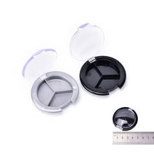 1PCS Mini Plastic Empty Eyeshadow Case Palette Single Case Round Jar Powder Cosmetics Compact Container DIY Makeup Tool 2024 - buy cheap