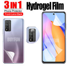 Película de hidrogel 3 en 1 para Huawei Honor 10X Lite, Protector de pantalla, cristal Protector de cámara para honor 10 lite 10i, película de lente de pantalla 2024 - compra barato