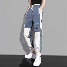 NEW Women Pants Big Pockets Cargo pants Women High Waist Trouser Female Loose Streetwear hip hop joggers pants 2024 - buy cheap