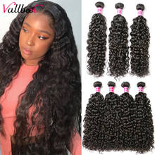 Vallbest Peruvian Water Wave 1/3/4 Bundles Human Hair Extensions 100g/Piece Natural Black Remy Hair Weave Can Be Dyed Blenched 2024 - buy cheap
