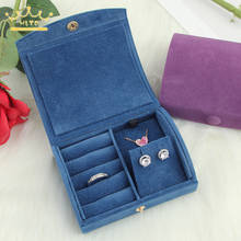 Caixa de joias para coleção de jóias, portátil, brinco delicado, caixa de sombra, embalagem 2024 - compre barato