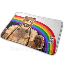 Adam Likes Hugs - Gay Pride Soft Non-Slip Mat Rug Carpet Cushion Bobobear Bobobearart Bobo Bear Bear Bear Week Bear 2024 - buy cheap