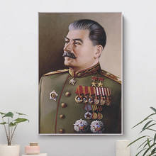 HD Joseph Stalin Portrait Wall Art Pictures Canvas Painting Posters and Prints Scandinavian for Living Room Cuadros Home Decor 2024 - buy cheap