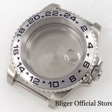 BLIGER 40mm Automatic Men Watch Case fit NH35A ETA 2824 2836 MIYOTA DG2813 GMT Alloy Bezel Sapphire Crystal Screwdown Crown 2024 - buy cheap