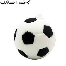 USB-флеш-накопитель JASTER в виде футбольного мяча, USB 2,0, 4/8/16/32/64 ГБ 2024 - купить недорого