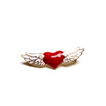 Cute Cartoon Card Captor SAKURA Anime Brooch Red Love Angel  Pin Jewelry Accessories Party Brooch Pins for Women Girl Gifts 2024 - buy cheap