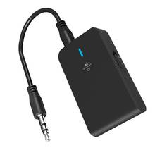 Transmissor estéreo receptor 3.5mm, 3 em 1, adaptador sem fio, dongle suporte para android ios a2dp hfp 2024 - compre barato