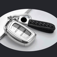 Funda de TPU para llave de coche, accesorios de decoración de 3 botones para Hyundai i10, i20, i30, IX25, IX35, IX45, Elantra Accent 2024 - compra barato