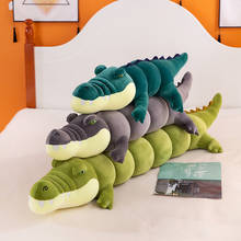 Peluche de cocodrilo de juguete para niños, almohada de felpa suave de 75-170 cm, regalo para el hogar, 1 unidad, WJ651 2024 - compra barato