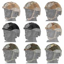Тактический военный чехол для шлема, чехол для шлема для страйкбола, охоты, тканевый шлем для CS Wargame Sport, чехол для шлема Ops-Core PJ/BJ/MH типа Fast 2024 - купить недорого