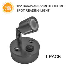 12V Caravan LED 100LM Warm Spot Light Motorhome Boat Reading Light RV Camper Adjustable Interior Wall Mounted Lamp Accessories 2024 - buy cheap