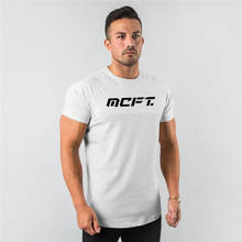 Camiseta deportiva 2021 de algodón para hombre, camisa de manga corta para correr, entrenamiento, Fitness, Rashgard 2024 - compra barato