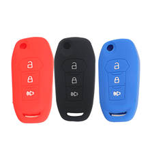 Kutery 3 Buttons Remote Car Key Case Silicone Protect Shell For Ford Escort Mondeo Everest Ranger Fusion Car Accessories 2024 - buy cheap