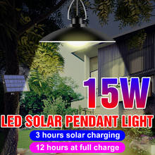 Outdoor LED Solar Chandelier Light Waterproof Solar Power Lamp 15W 20W LED Garden Portable Camping Lamp Emergency LED Bulb DC 5V 2024 - buy cheap