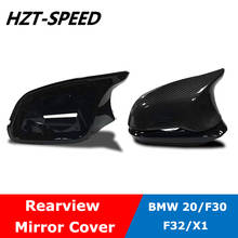 Replacement Type Real Carbon Fiber Rear View Mirror Cover For BMW F20 F30 F32 X1 M3 M4 Modification 2024 - buy cheap