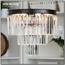 Vintage Style Crystal Chandelier Light Fixture Black/White Cottage American Suspension Lamp Hanging Drop Light for Dining Room 2024 - buy cheap