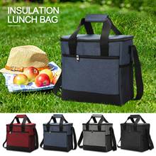 Portable Lunch Bag New Thermal Insulated Lunch Box Tote Cooler Handbag Bento Pouch Dinner Container picnic Food Storage Bags 2024 - buy cheap