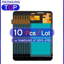 10 Pieces 10 PCS/LOT Copy OLED LCD For Samsung Galaxy J7 2015 J700 J700M J700H LCD Display Touch Screen Digitizer Replacement 2024 - buy cheap