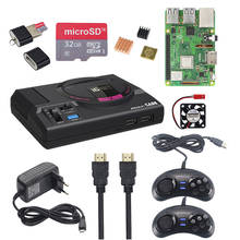 Raspberry Pi 3 Model B+ Game Set + 32G SD Card + 2 Gamepad + Case + Fan + 3A Power + Heat Sink + HDMI Cable for RetroPie 2024 - buy cheap
