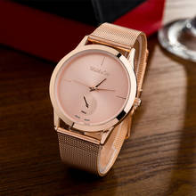 Женские часы, роскошные женские часы из нержавеющей стали, минималистичные кварцевые наручные часы из сплава, модные наручные часы с ремешком-сеткой 2024 - купить недорого