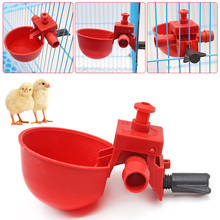 2Pcs Chicken Drinker Drinking Cups for Chickens red Quail Chicken Waterer Bowl Automatic Poultry Coop Feeder water Drinking Cups 2023 - buy cheap