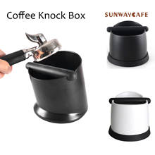 New Coffee Espresso Knock Box ABS Stainless Steel Anti slip Coffee Grind Dump Bin Waste Bin with Detachable Knock Bar Barista 2024 - buy cheap