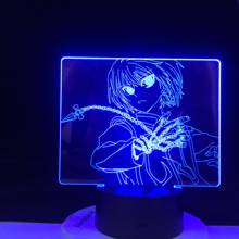 Kurapika-luz led de anime caçador x, muda de cor, muda de cor, 7 cores, luz noturna, decoração da casa, presente remoto, dropshipping