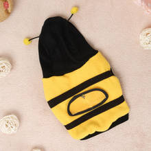 Soft Cat Dog Clothing Cute Fashion Bumble Bee Dress Up Costume Wool Apparel Coat Clothes Pet Supplies 2024 - buy cheap