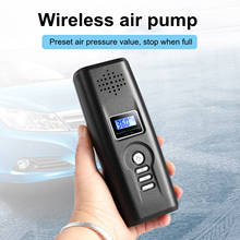 Portable Car Air Compressor Wireless Tire Iator Air Pump 150PSI Rechargeable Auto Air Pump For Car Motorcycle Balls Tire Pump 2024 - buy cheap