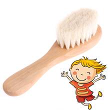 Wooden Handle Brush Baby Hairbrush Newborn Hair Brush Infant Comb Head Massager  2024 - buy cheap