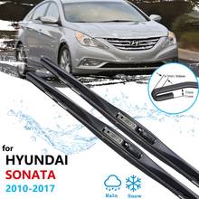 Limpador de para-brisa para hyundai sonata yf lf 2010 ~ 2017, acessório automotivo, lâmina de limpeza, 2011, 2012, 2013, 2014, 2015 2024 - compre barato