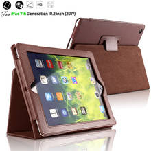 Smart Cover For iPad 10.2 Case Leather Flip Stand Case For iPad 7th Generation Case Full Cover Case For iPad 2019 2024 - buy cheap