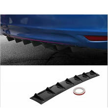 Carro pára-choques defletor modificado spoiler barbatana de tubarão 7 asas para mercedes w204 w203 w211 volvo xc60 s60 xc90 s80 v70 alfa romeo 159 2024 - compre barato