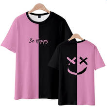 Lil Peep T-shirt Smiling Face T Shirt Kids T Shirt Happy Young People T Shirts Print Fashion O-neck Short Sleeve Summer 3D Tees 2024 - compra barato